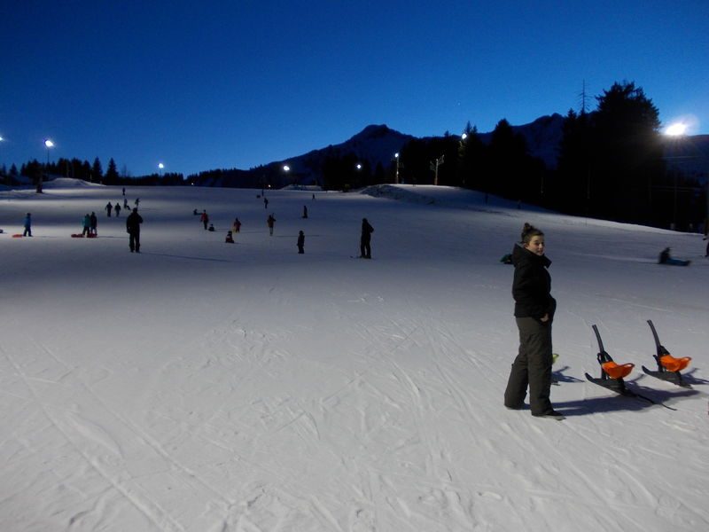 © Ski alpin nocturne - Praz de Lys Sommand Tourisme