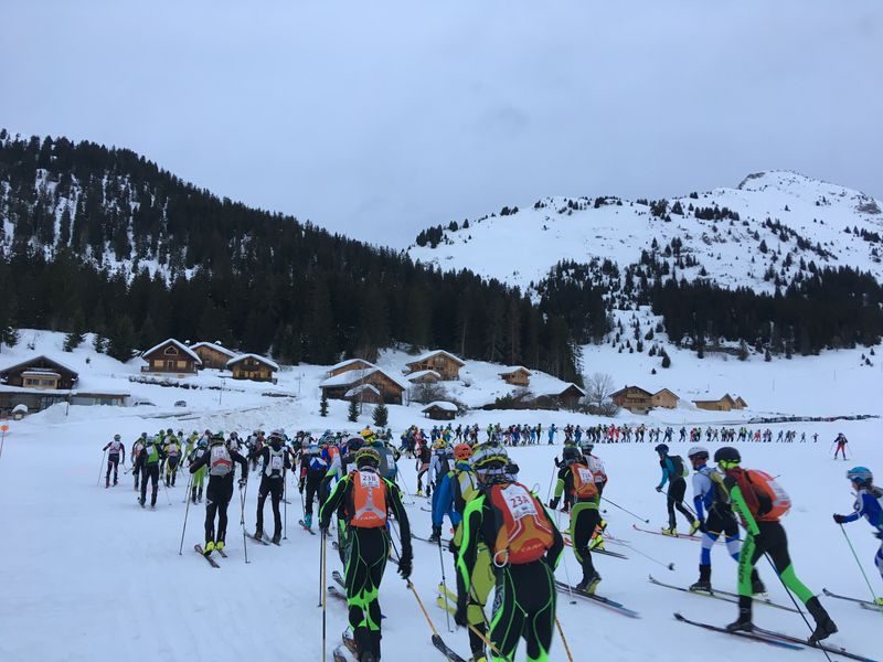 © Course de ski-alpinisme "Les Pointes Blanches" - Praz de Lys Sommand Ski Alpinisme