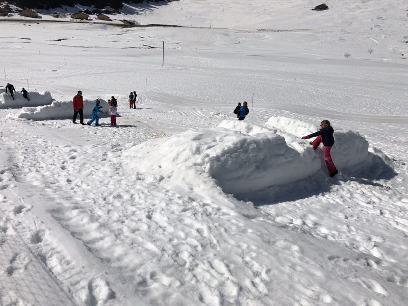 © Parcours d'obstacles - Vecteur Montagne