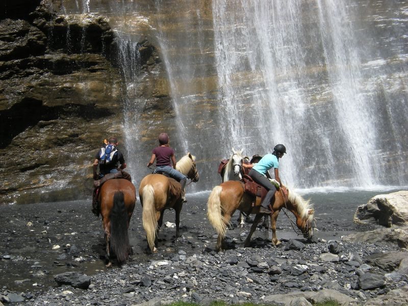 © Balade à cheval avec les Paddocks du Mont Blanc - Les Paddocks du Mont Blanc