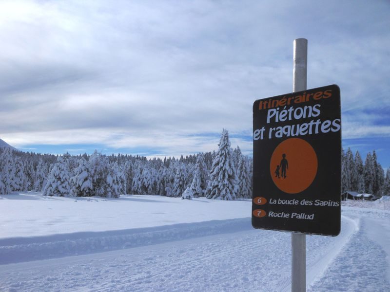 © Pistes piétonnes - Praz de Lys Sommand Tourisme