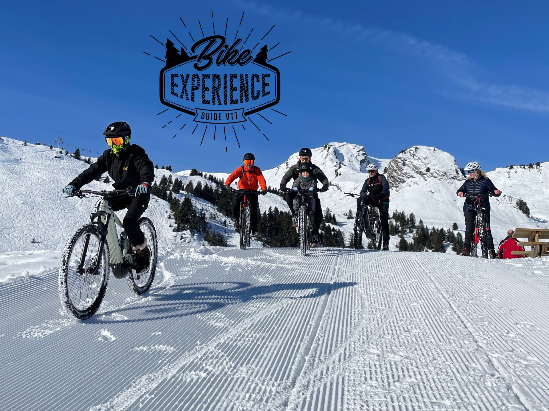 © VTT électrique sur neige - Bike Experience