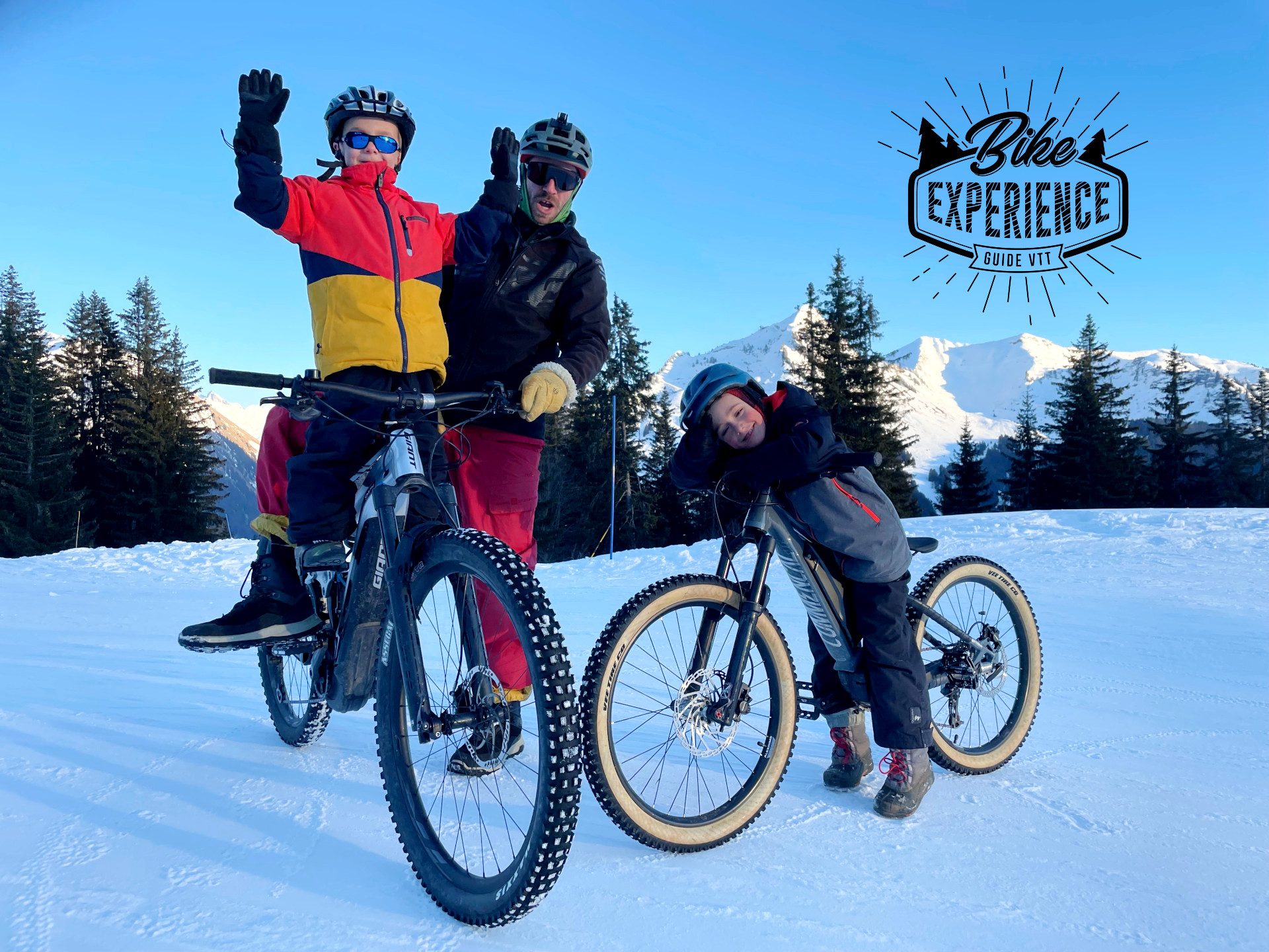 © VTT électrique sur neige - Bike Experience