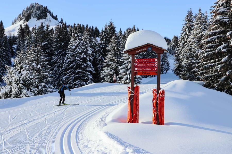 © Ski de fond à Praz de Lys Sommand - Haute Savoie Nordique