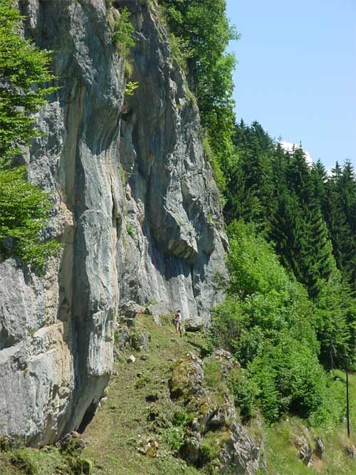 Rocher d'escalade Anthon