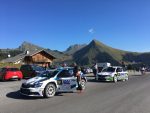 Passage du 76ème rallye du Mont Blanc Morzine