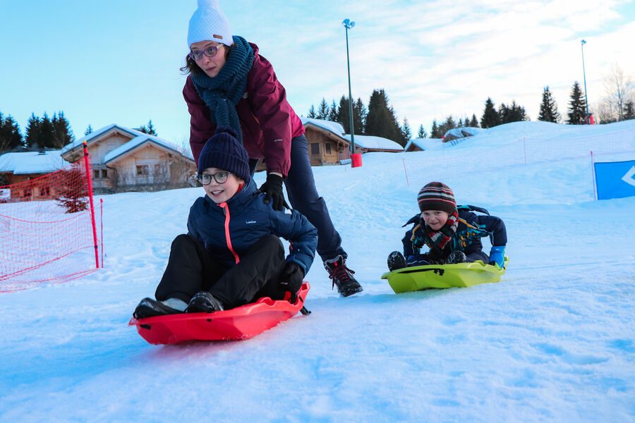 © Piste de luge de Beuloz - De Beaux Lendemains