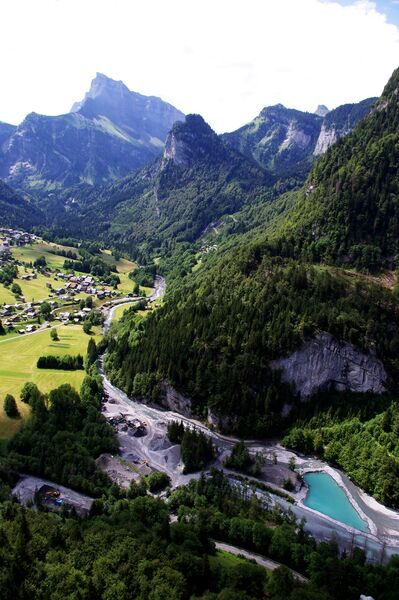 © Vue de la Via Ferrata de Sixt - Nunayak