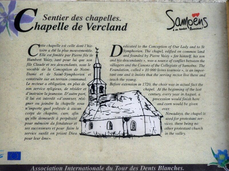 © Ouverture de la Chapelle de Vercland - OT Samoëns (photothèque)